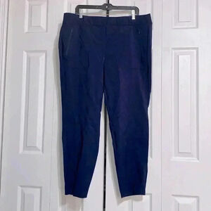 Lane Bryant navy blue active wear pants